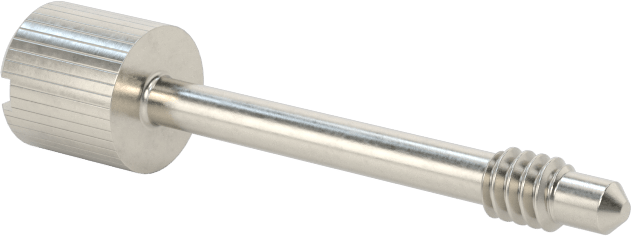 Başparmak Vidalı Başlı Sabit Panel Vidası, 4-40 Diş Boyutu, 7/8" Uzunluk