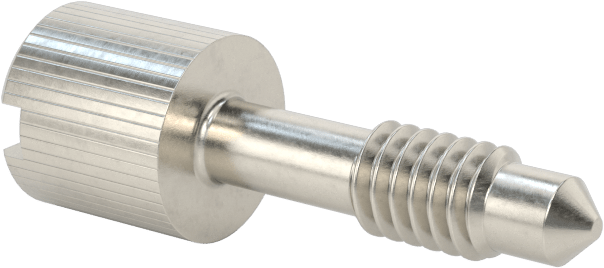 Başparmak Vidalı Başlı Sabit Panel Vidası, 8-32 Diş Boyutu, 5/8" Uzunluk