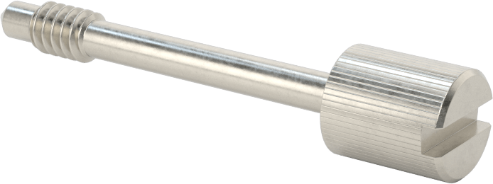 Başparmak Vidalı Başlı Sabit Panel Vidası, 10-24 Diş Boyutu, 1-1/2" Uzunluk