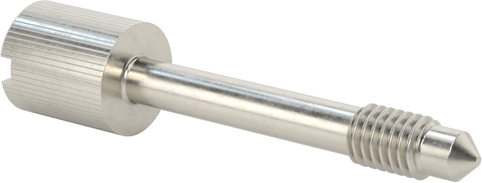 Başparmak Vidalı Başlı Sabit Panel Vidası, 10-32 Diş Boyutu, 1-1/4" Uzunluk