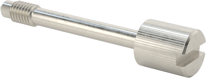 Başparmak Vidalı Başlı Sabit Panel Vidası, 10-32 Diş Boyutu, 1-1/2" Uzunluk