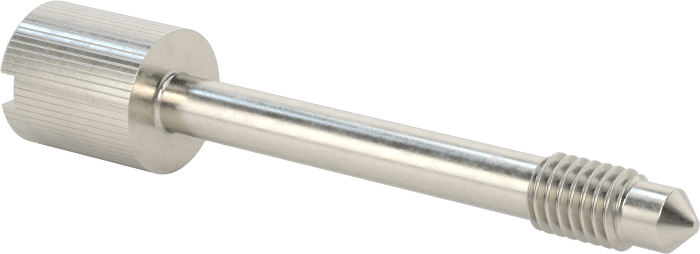 Başparmak Vidalı Başlı Sabit Panel Vidası, 10-32 Diş Boyutu, 1-1/2" Uzunluk