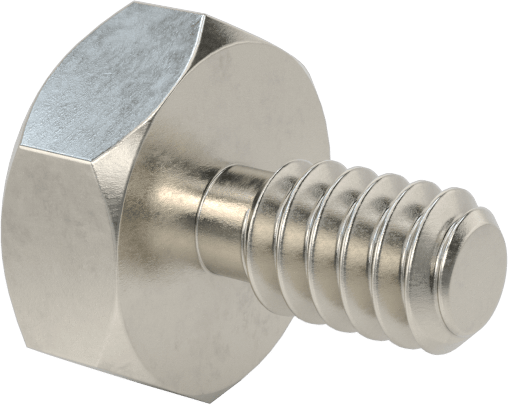 Erkek-Dişi Dişli Altıgen Ara Parça, 18-8 Paslanmaz Çelik, 5/16" Altıgen Boyut, 1/8" Uzunluk, 6-32 - 6-32 Diş