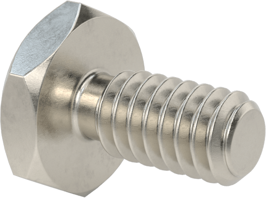 Erkek-Dişi Dişli Altıgen Ara Parça, 18-8 Paslanmaz Çelik, 1/2" Altıgen Boyutu, 1/8" Uzunluk, 1/4“-20 ila 1/4”-20 Diş