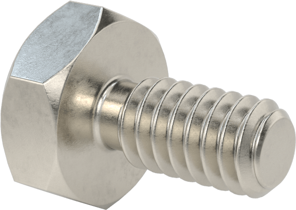 Erkek-Dişi Dişli Altıgen Ara Parça, 18-8 Paslanmaz Çelik, 1/2" Altıgen Boyutu, 3/16" Uzunluk, 1/4“-20 ila 1/4”-20 Diş