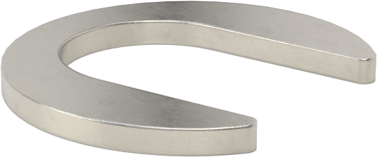 18-8 Paslanmaz Çelik Kolay Takılan Oluklu Pul, 5/8" Vida Boyutu için, 1.250" OD