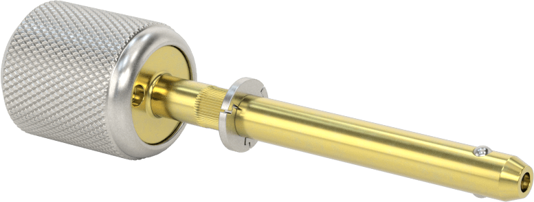 Anahtarlı Çift Kilitli Hızlı Açma Pimi, 1/4" Çap, 1-1/2" Kullanılabilir Uzunluk