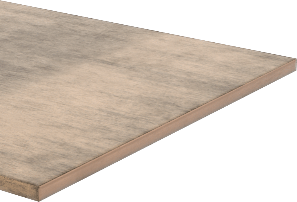 Kolay İşlenebilir 936 Yatak Bronzu Çubuk, 1/4" Kalınlık, 8" Genişlik