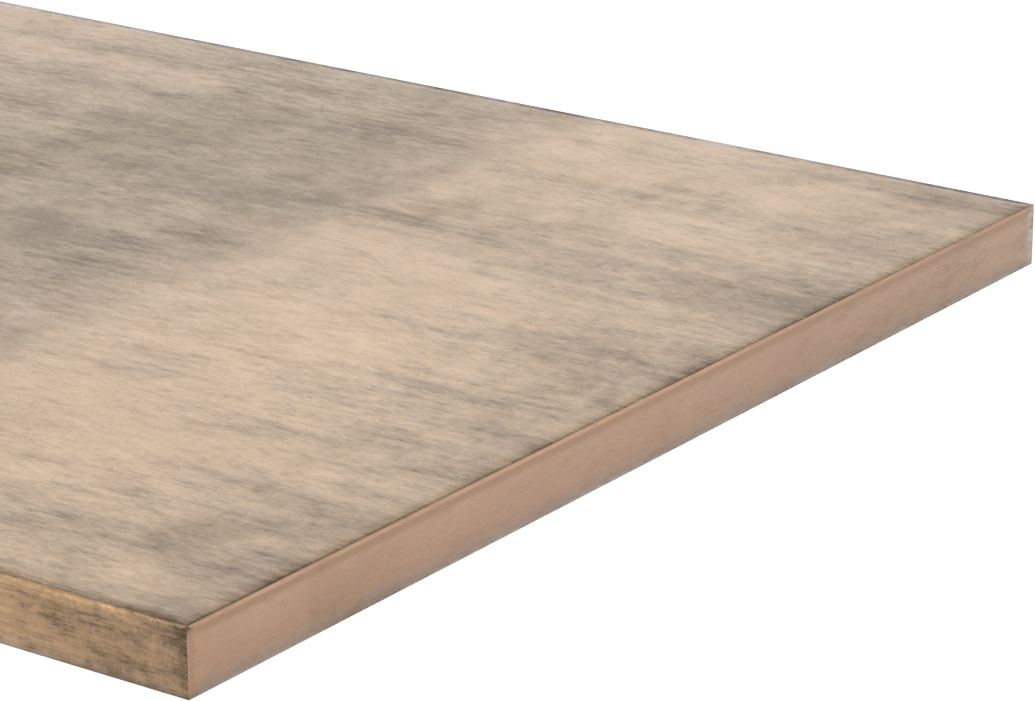 Kolay İşlenebilir 936 Yatak Bronzu Çubuk, 3/8" Kalınlık, 8" Genişlik