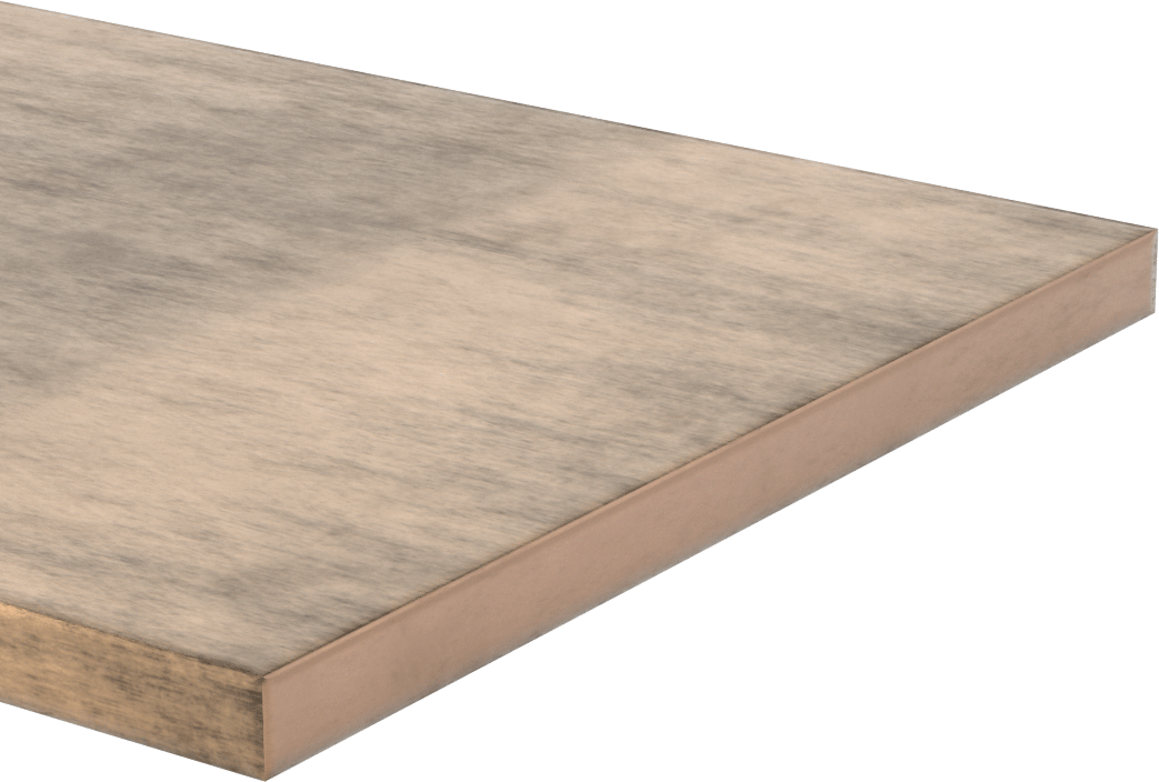 Kolay İşlenebilir 936 Yatak Bronzu Çubuk, 1/2" Kalınlık, 8" Genişlik