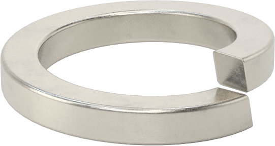 18-8 Paslanmaz Çelik Yaylı Pul, M30 İçten Başlı Vidalar için, 31.7 mm ID, 44.1 mm OD