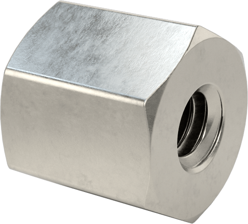 Korozyona Dayanıklı 18-8 Paslanmaz Çelik Dişi Dişli Altıgen Ara Parça, 1/8" Altıgen Boyutu, 1/8" Uzunluk, 0-80 Diş Boyutu