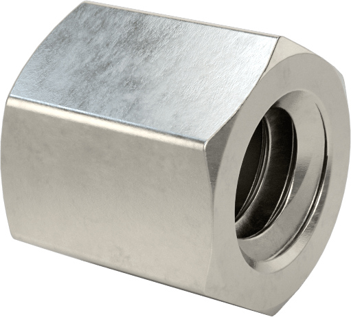 Korozyona Dayanıklı 18-8 Paslanmaz Çelik Dişi Dişli Altıgen Ara Parça, 1/8" Altıgen Boyutu, 1/8" Uzunluk, 2-56 Diş Boyutu