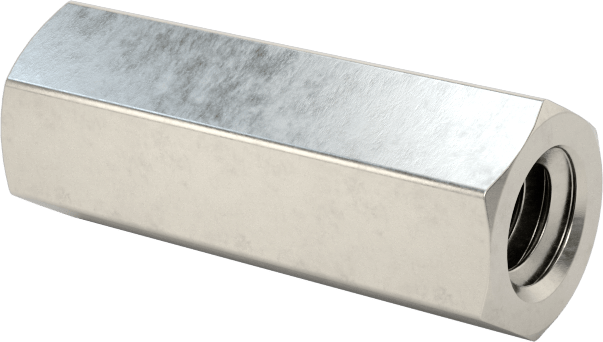 Korozyona Dayanıklı 18-8 Paslanmaz Çelik Dişi Dişli Altıgen Ara Parça, 1/8" Altıgen Boyutu, 11/32" Uzunluk, 2-56 Diş Boyutu