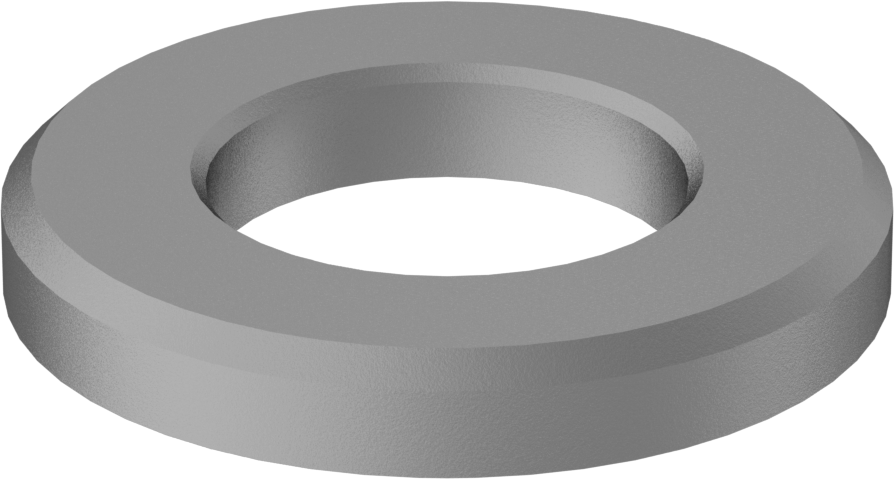 Çelik Yapısal Pul, Galvanizli, M12 Vida Boyutu için, 13.0 mm ID, 24.0 mm OD