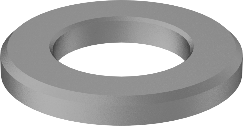 Çelik Yapısal Pul, Galvanizli, M20 Vida Boyutu için, 21.0 mm ID, 37.0 mm OD