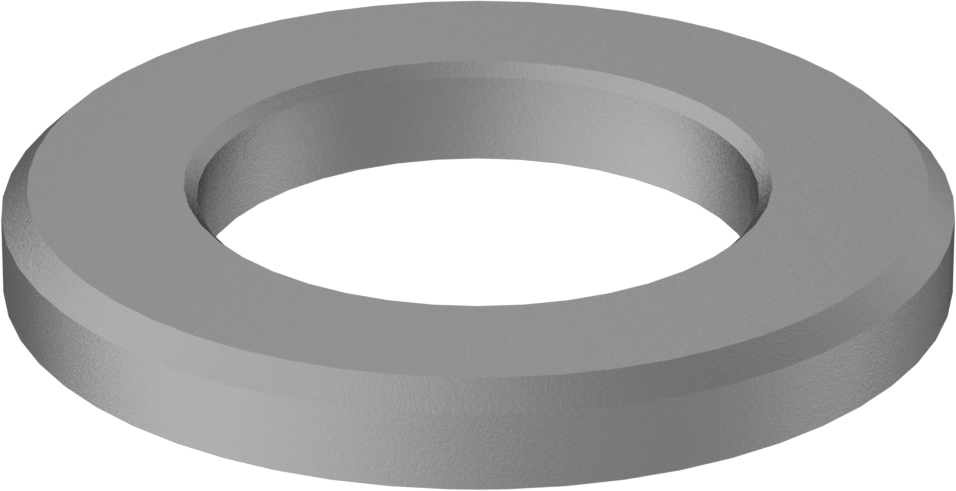 Çelik Yapısal Pul, Galvanizli, M22 Vida Boyutu için, 23.0 mm ID, 39.0 mm OD