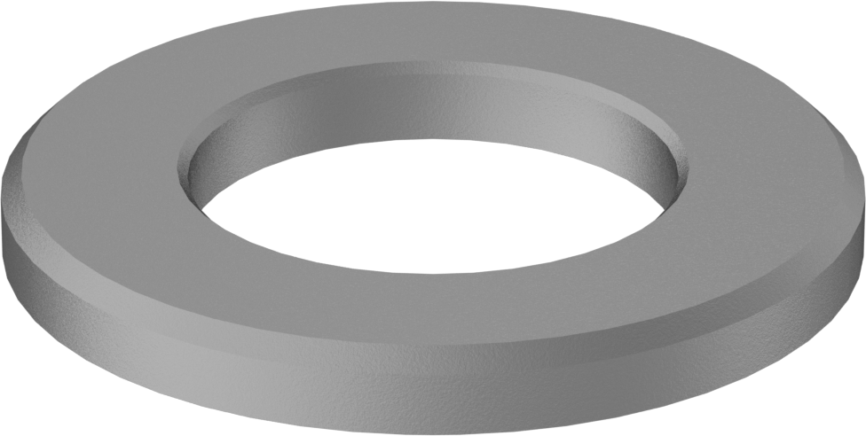 Çelik Yapısal Pul, Galvanizli, M24 Vida Boyutu için, 25.0 mm ID, 44.0 mm OD
