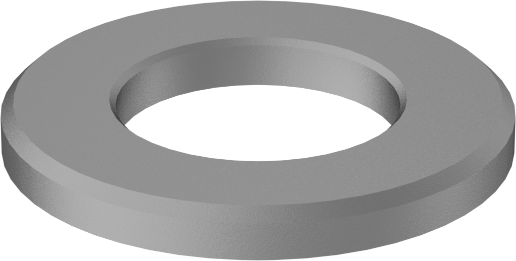 Çelik Yapısal Pul, Galvanizli, M30 Vida Boyutu için, 31.0 mm ID, 56.0 mm OD