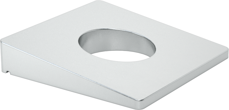 I-Kirişler için Tesviye Pulları, Çinko Kaplı Çelik, M24 Vida Boyutu için, 26 mm ID
