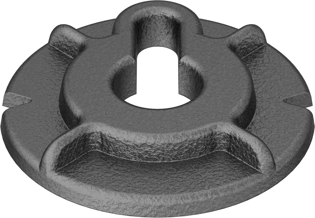 Çentikli Pul, 3/4" Vida Boyutu, 0.813" ID, 3.000" OD