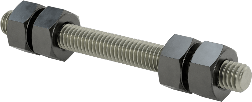 Altıgen Somunlu Dişli Çubuk, B7 Sınıfı, 3/8"-16 Diş Boyutu, 4" Uzunluk