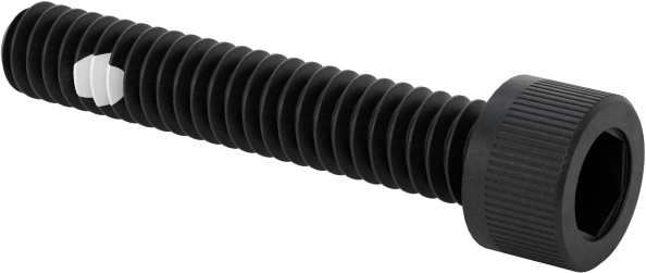 Alaşımlı Çelik Diş Kilitli Soket Başlı Vida, 2-56 Diş Boyutu, 1/2" Uzunluk