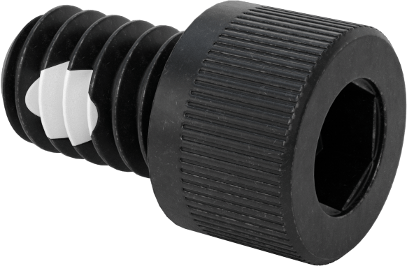Alaşımlı Çelik Diş Kilitli Soket Başlı Vida, 1/4"-20 Diş Boyutu, 3/8" Uzunluk