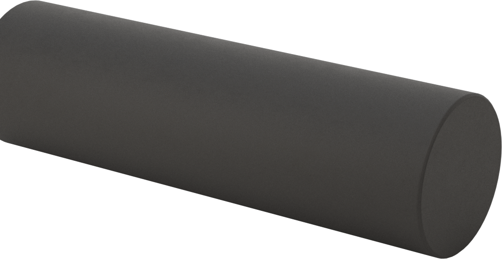 İletken Grafit, 1-3/4" Çaplı Çubuk, 6 inç Uzunluk