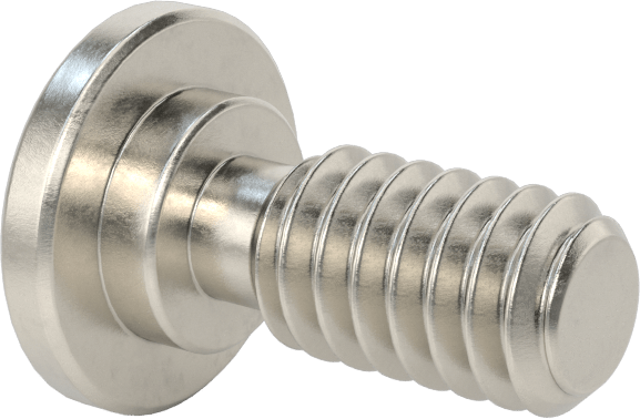 316 Paslanmaz Çelik Ultra Düşük Profilli Soket Başlı Vida, 1/4"-20 Diş Boyutu, 1/2" Uzunluk