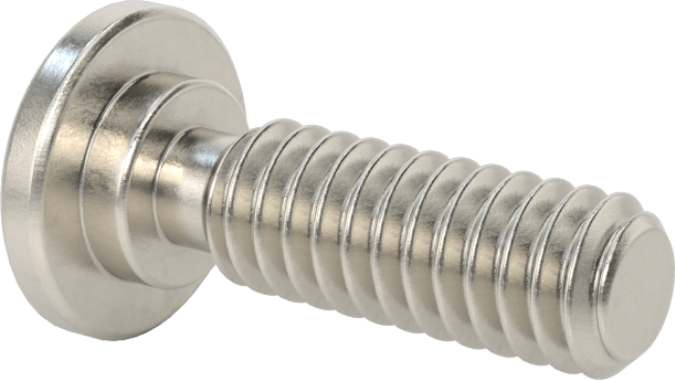 316 Paslanmaz Çelik Ultra Düşük Profilli Soket Başlı Vida, 1/4"-20 Diş Boyutu, 3/4" Uzunluk