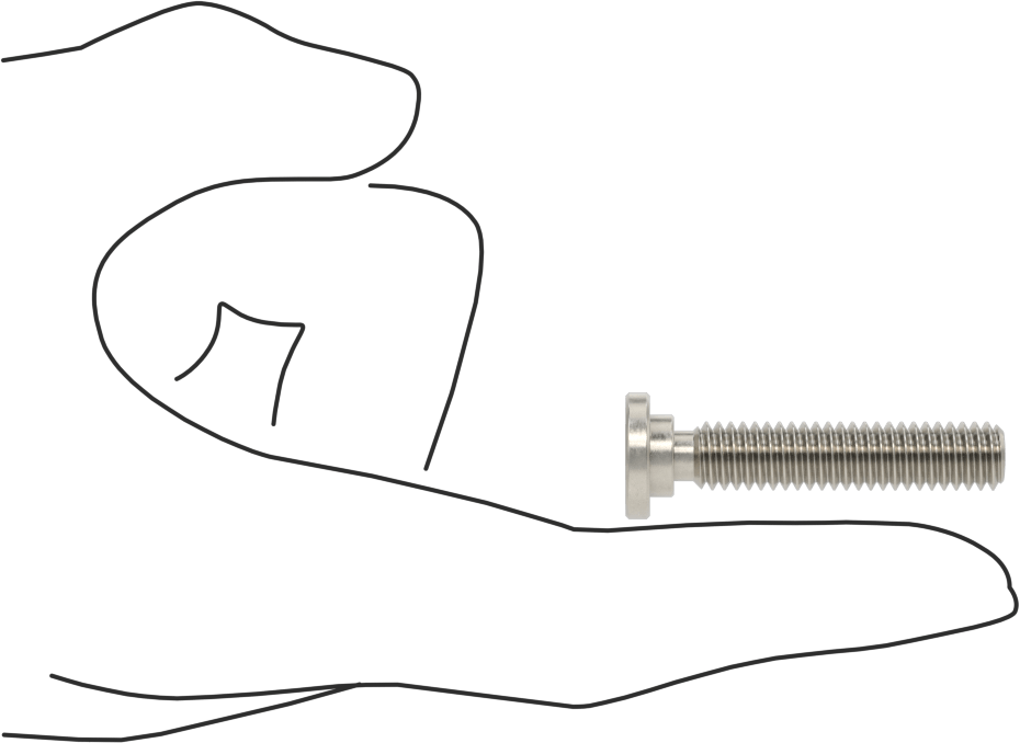 316 Paslanmaz Çelik Ultra Düşük Profilli Soket Başlı Vida, 5/16"-18 Diş Boyutu, 1-1/2" Uzunluk