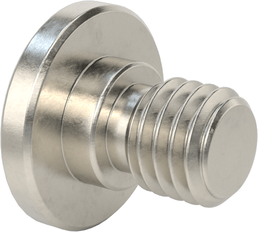 316 Paslanmaz Çelik Ultra Düşük Profilli Soket Başlı Vida, 1/2"-13 Diş Boyutu, 1/2" Uzunluk