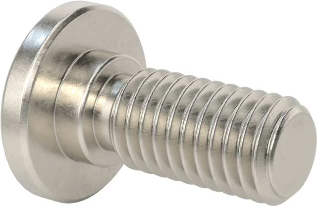 316 Paslanmaz Çelik Ultra Düşük Profilli Soket Başlı Vida, 1/2"-13 Diş Boyutu, 1" Uzunluk