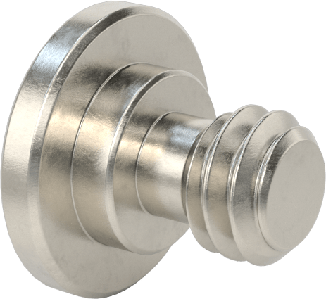 316 Paslanmaz Çelik Ultra Düşük Profilli Soket Başlı Vida, 1/4"-20 Diş Boyutu, 1/4" Uzunluk