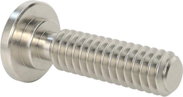 316 Paslanmaz Çelik Ultra Düşük Profilli Soket Başlı Vida, 1/4"-20 Diş Boyutu, 7/8" Uzunluk