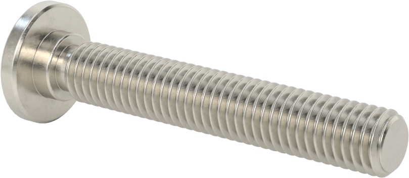 316 Paslanmaz Çelik Ultra Düşük Profilli Soket Başlı Vida, 1/2"-13 Diş Boyutu, 3" Uzunluk