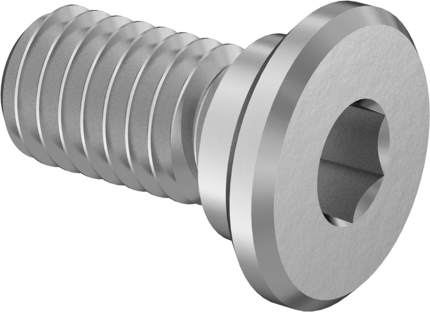 316 Paslanmaz Çelik Ultra Düşük Profilli Soket Başlı Vida, M3 x 0,50 mm Diş, 5 mm Uzunluk