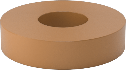 Elektrik Yalıtımlı Fenolik Pullar, 4 Numaralı Vida Boyutu için, 0.125" ID, 0.312" OD
