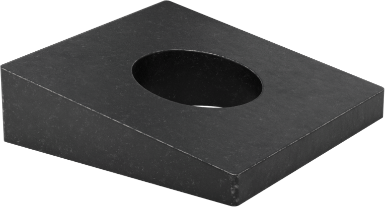 I-Kirişler için Tesviye Pulları, 7/8" Vida Boyutu için, 0.938" ID