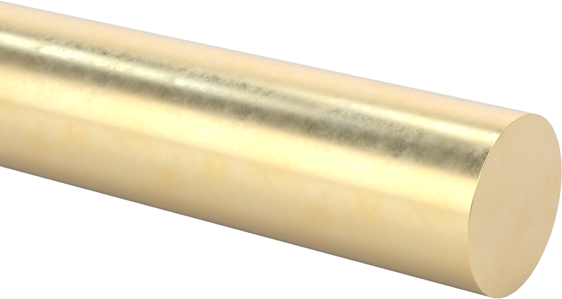 Kolay İşlenebilir Mimari 385 Pirinç, 3/4" Çapında Çubuklar