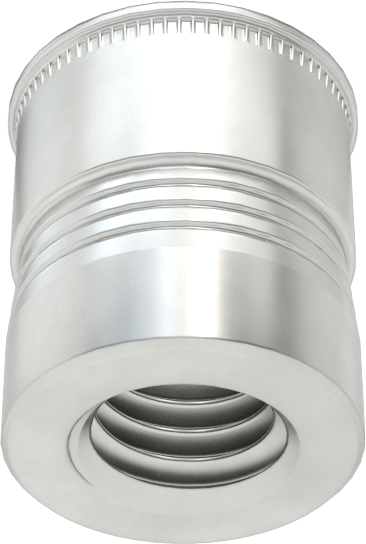 Metrik Düşük Profilli Perçin Somunu, Kalay-Çinko Kaplı Alüminyum, M8x1,25 İç Diş, 15.2mm