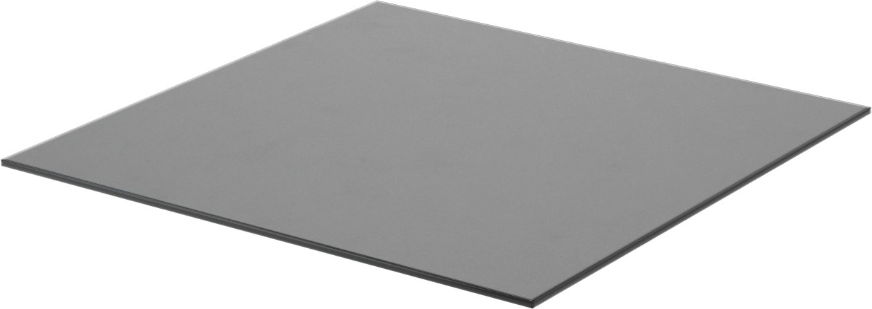 Kumaş Takviyeli Titreşim Sönümleyici Ped, Ağır Makine için, 12“ Uzunluk x 12” Genişlik x 1/8" Kalınlık