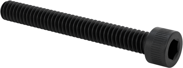 Siyah Oksit Alaşımlı Çelik Soket Başlı Vida, 0-80 Diş Boyutu, 1/2" Uzunluk