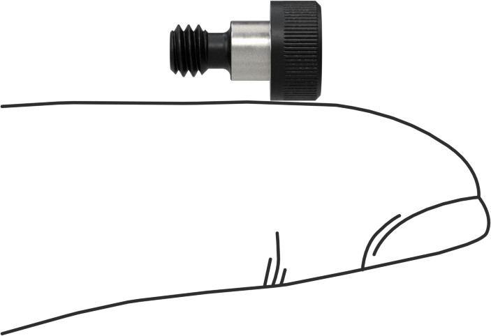 Alaşımlı Çelik Omuzlu Vida, 3/16" Omuz Çapı, 1/8" Omuz Uzunluğu, 8-32 Diş