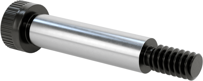 Alaşımlı Çelik Omuzlu Vida, 1/4" Omuz Çapı, 1" Omuz Uzunluğu, 10-24 Diş