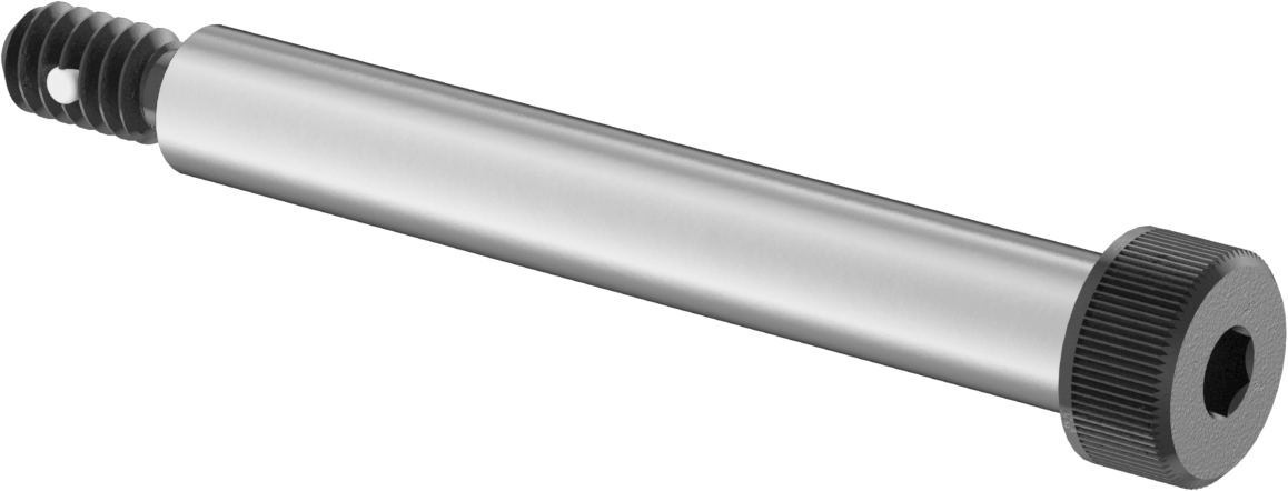 Alaşımlı Çelik Omuzlu Vida, 1/4" Omuz Çapı, 1-3/4" Omuz Uzunluğu, 10-24 Diş Boyutu