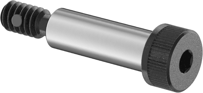 Alaşımlı Çelik Omuzlu Vida, 1/4" Omuz Çapı, 3/4" Omuz Uzunluğu, 10-24 Diş