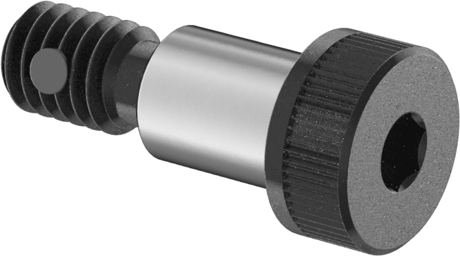 Alaşımlı Çelik Omuzlu Vida, 3/8" Omuz Çapı, 1/2" Omuz Uzunluğu, 5/16"-18 Diş
