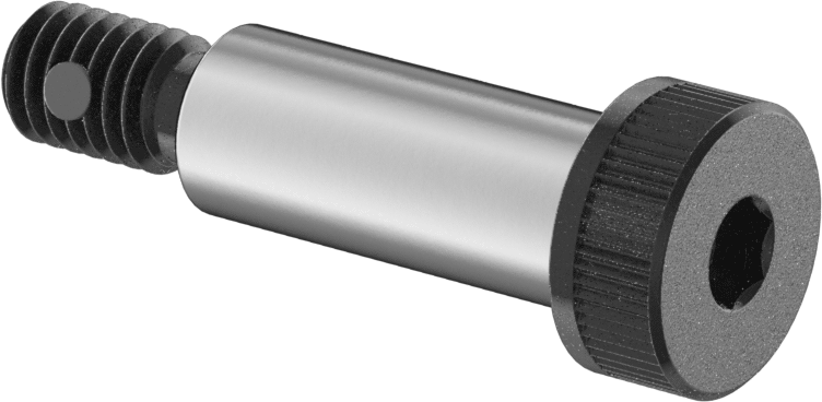Alaşımlı Çelik Omuzlu Vida, 1/2" Omuz Çapı, 1-1/4" Omuz Uzunluğu, 3/8"-16 Diş